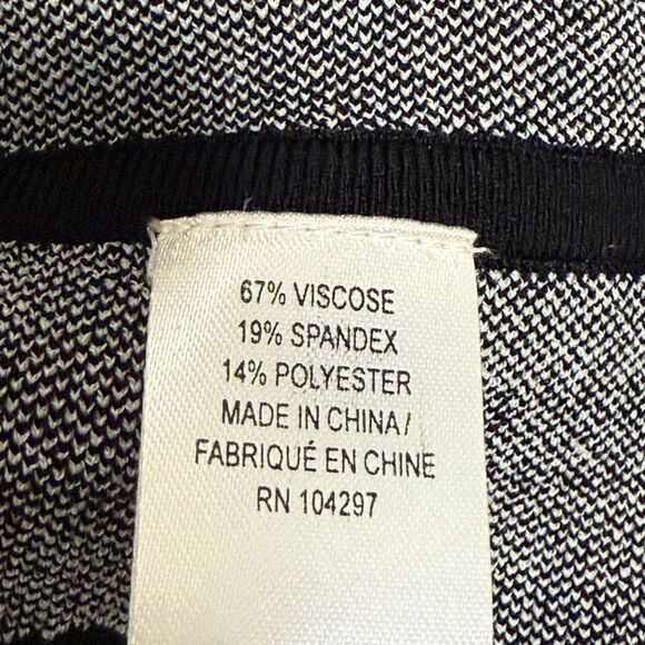 Milly NWOT Woman’s Polka Dot Knit Mermaid Dress in Black & White. Size medium. - Picture 8 of 9